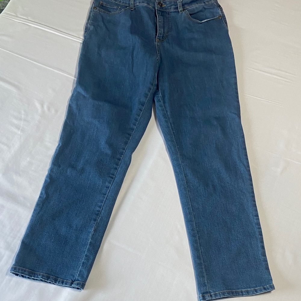 Architect Straight Leg Denim Blue Jeans Women's Size 8 High Waist